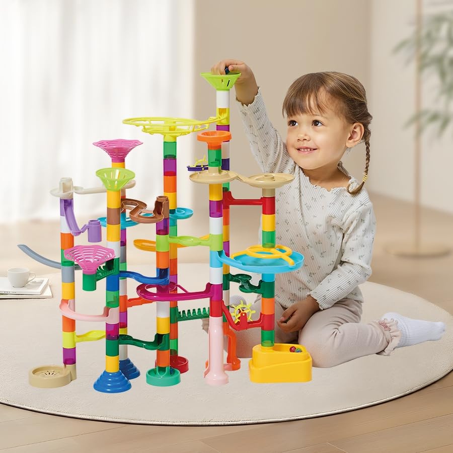 Amazon.co.jp: プレイポップ ビー玉転がし基本セット152ピース